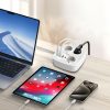 Strāvas pagarinātājs 3 ligzdas 2x USB-A 2x USB-C 200 cm - balts
