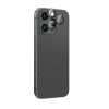 Rūdīts stikls ar kameras objektīva rāmi iPhone 16 Pro / 16 Pro Max - melns