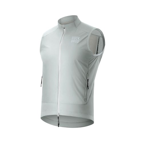 Vēja necaurlaidīga pavasara/rudens veste XS izmērs - balta un pelēka
