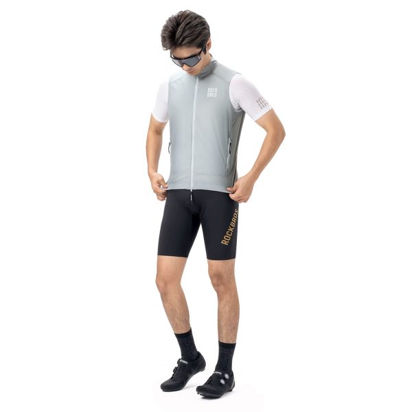 Vēja necaurlaidīga pavasara/rudens veste XXL izmērs - balta un pelēka