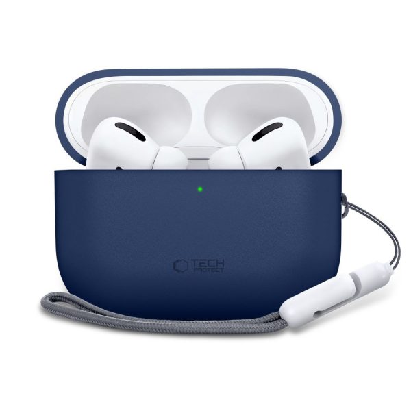 Silikona maciņš AirPods Pro 3 austiņām - tumši zils