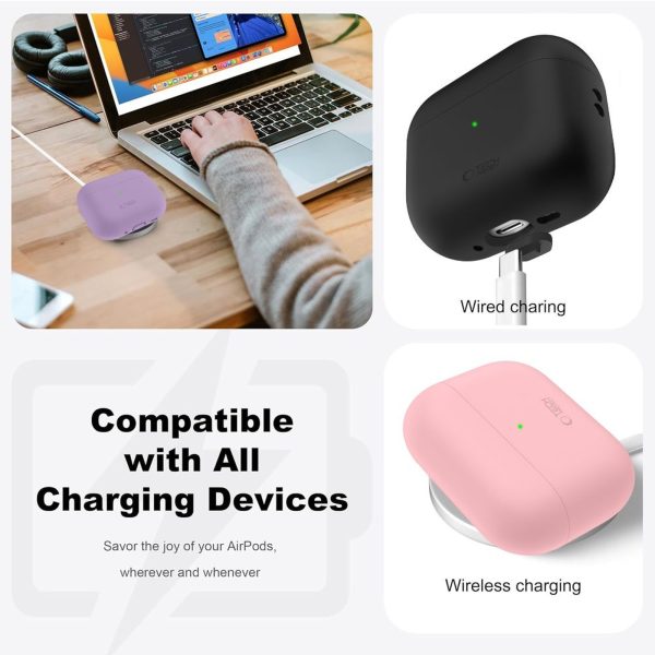 Silikona maciņš AirPods Pro 3 austiņām - tumši zils