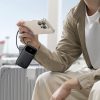 Powerbank 20000mAh USB-A USB-C ar displeju un 2 iebūvētiem kabeļiem 45W - melns