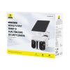 3K IP65 saules paneļa āra novērošanas kamera - balta