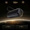 Powerbank 20000mAh USB-A USB-C ar Wi-Fi 67W - melns