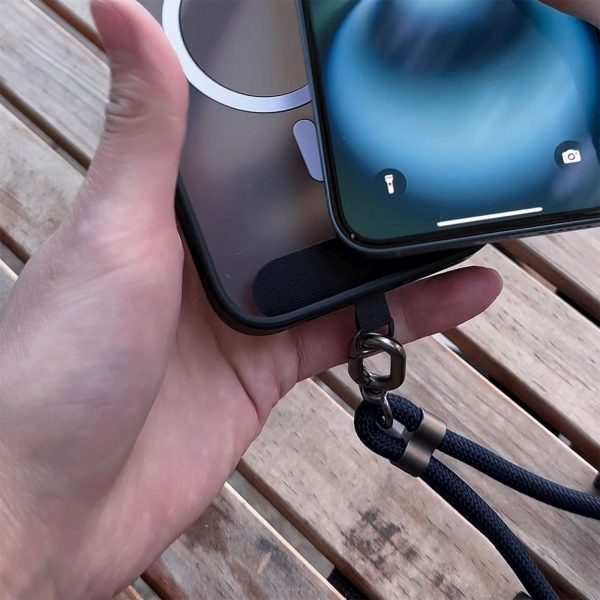4-in-1 USB-C kabelis ar aukliņu un iPhone Lightning USB-A adapteriem - zils