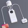 Powerbank K12Pro 20000mAh USB-A USB-C PD 22.5W - balts