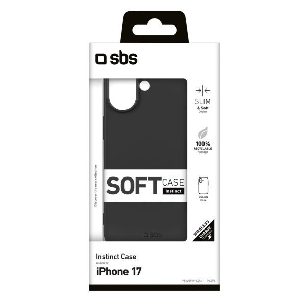 iPhone 17 Instinct vāciņš — melns