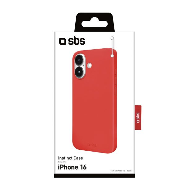 iPhone 16 Instinct vāciņš — sarkans