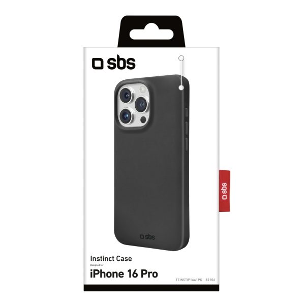 iPhone 16 Pro Instinct vāciņš — melns