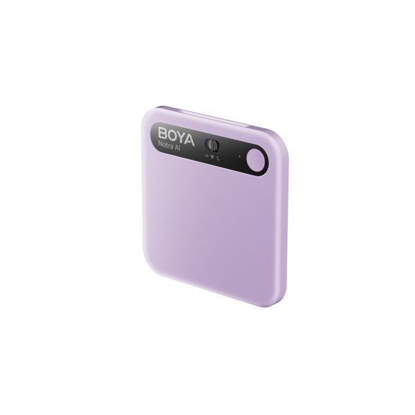 Balss ierakstītājs ar AI transkripciju 64 GB 610 mAh - violets