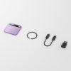 Balss ierakstītājs ar AI transkripciju 64 GB 610 mAh - violets