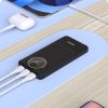 Powerbank K12 10000mAh USB-A USB-C PD 22.5W - balts