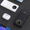 Powerbank K12 10000mAh USB-A USB-C PD 22.5W - balts
