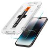 Rūdīts stikls iPhone 14 Pro tālrunim ar Glas.tR EZ Fit aplikatoru - 2 gab.