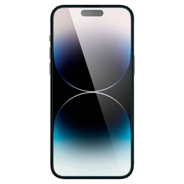 Rūdīts stikls iPhone 14 Pro tālrunim ar Glas.tR EZ Fit aplikatoru - 2 gab.