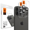 Kameras vāciņš iPhone 14 Pro / Pro Max / 15 Pro / Pro Max / 16 Pro / Pro Max / 17 Pro / 17 Pro Max, melns - 2 gab.