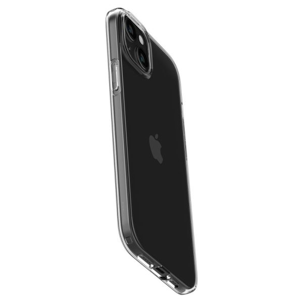 Šķidro kristālu vāciņš iPhone 15 Plus - caurspīdīgs