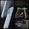 iPhone 15 Pro Max Crystal Hybrid vāciņš - caurspīdīgi zils
