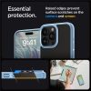 iPhone 15 Pro Max Crystal Hybrid vāciņš - caurspīdīgi zils