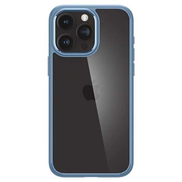 iPhone 15 Pro Max Crystal Hybrid vāciņš - caurspīdīgi zils