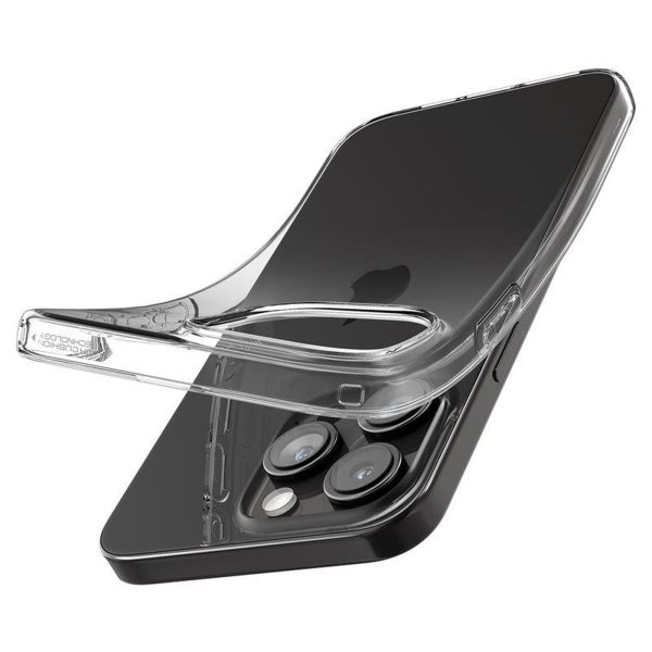 iPhone 15 Pro Max Crystal Flex vāciņš — caurspīdīgs