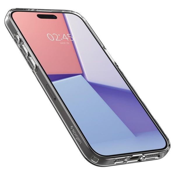 iPhone 15 Pro Max Crystal Flex vāciņš — caurspīdīgs