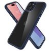 iPhone 15 Plus Crystal Hybrid vāciņš - caurspīdīgi zils