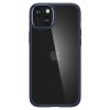 iPhone 15 Plus Crystal Hybrid vāciņš - caurspīdīgi zils