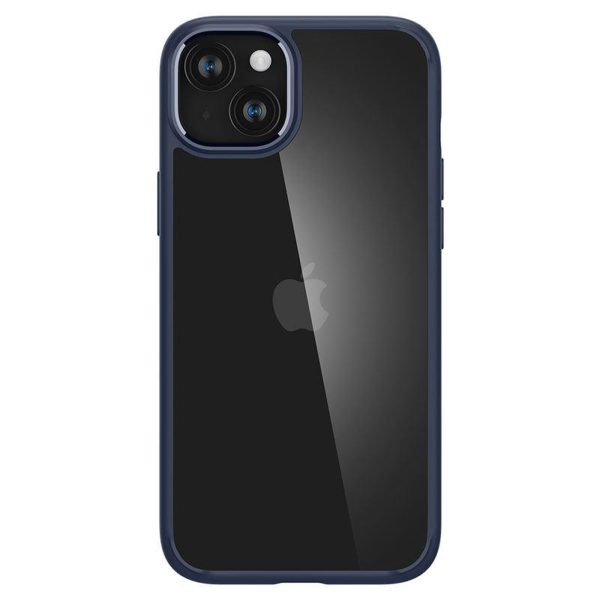 iPhone 15 Plus Crystal Hybrid vāciņš - caurspīdīgi zils