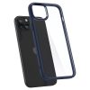 iPhone 15 Plus Crystal Hybrid vāciņš - caurspīdīgi zils