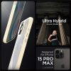 iPhone 15 Pro Max Crystal Hybrid vāciņš - caurspīdīgs bēšs
