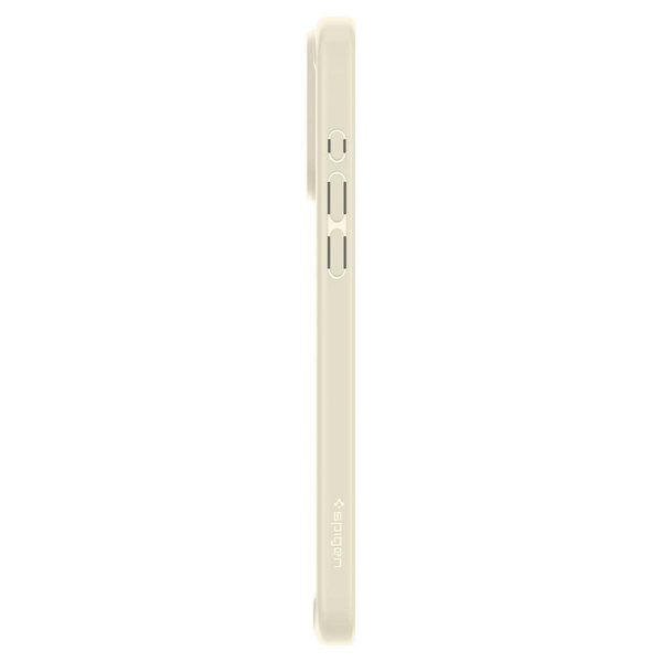 iPhone 15 Pro Max Crystal Hybrid vāciņš - caurspīdīgs bēšs