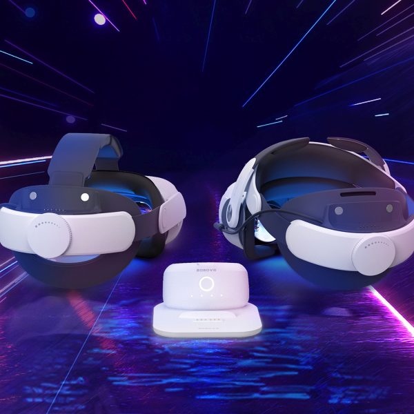 BoboVR B2 ārējā akumulatora uzlādes stacija + B2 akumulators - balta