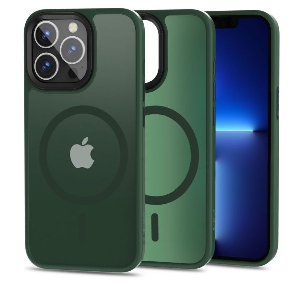 iPhone 13 Pro MagMat MagSafe vāciņš — matēti zaļš