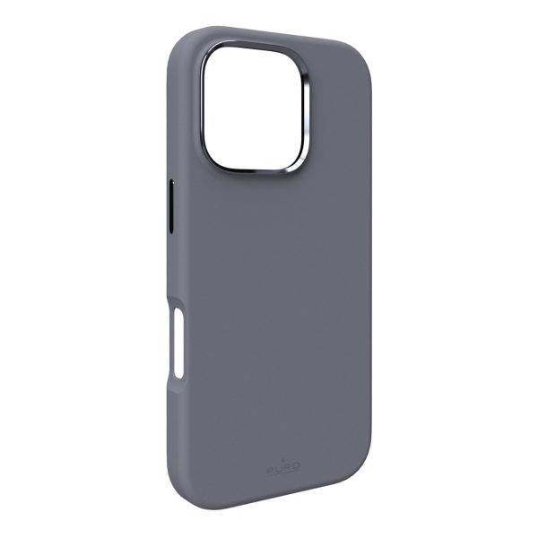 iPhone 16 Pro Max Icon Mag Pro MagSafe silikona vāciņš — tumši pelēks