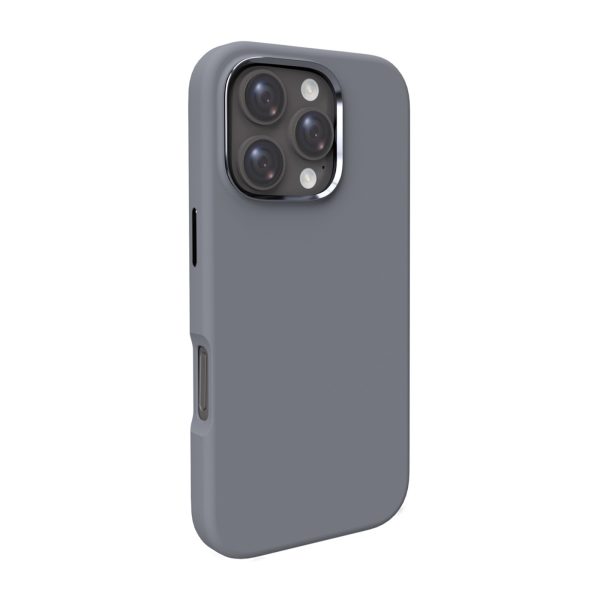 iPhone 16 Pro Max Icon Mag Pro MagSafe silikona vāciņš — tumši pelēks