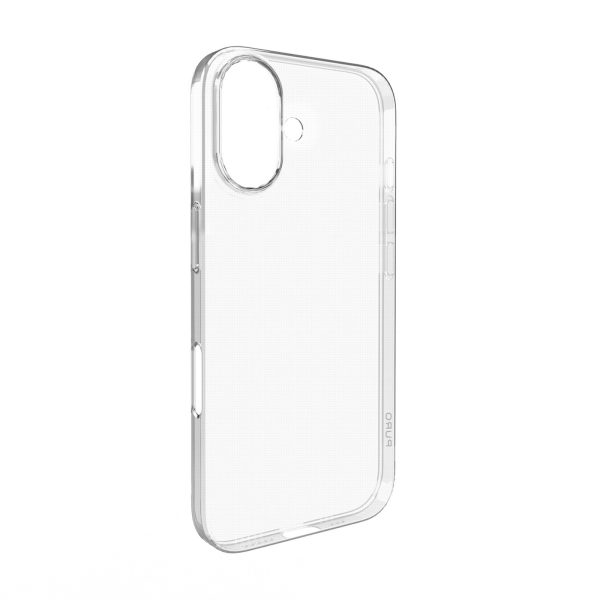 Silikona maciņš iPhone 16 Plus 03 Nude - caurspīdīgs