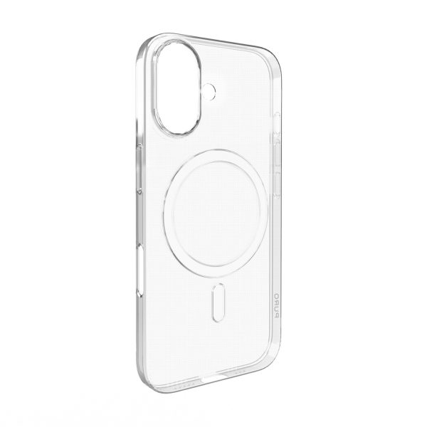 Silikona maciņš iPhone 16 Plus 03 MagSafe - caurspīdīgs