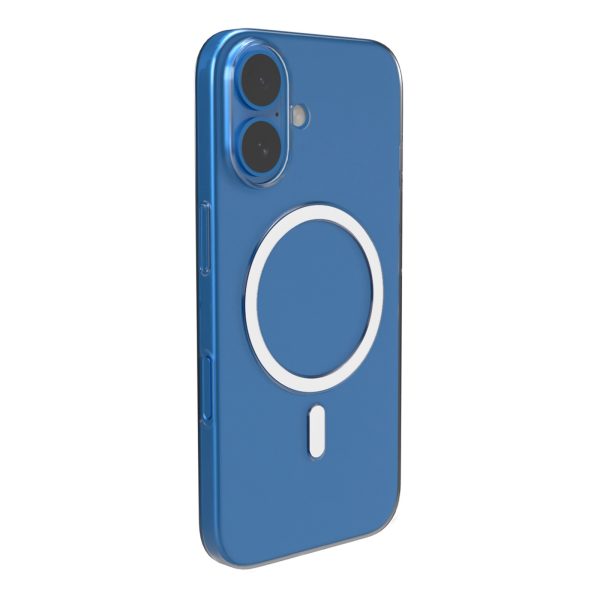 Silikona maciņš iPhone 16 Plus 03 MagSafe - caurspīdīgs