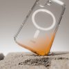 iPhone 16 triecienizturīgs D3O MagSafe silikona maciņš — caurspīdīgs