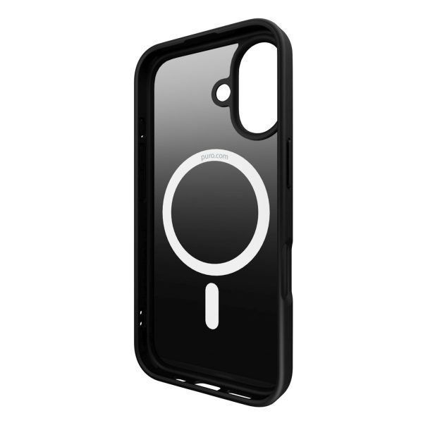 1034582-2-etui-do-iphone-16-gradient-magsafe-czarne-puro-hurtownia-dropshipping.jpg iPhone 16 MagSafe silikona maciņš ar gradientu — melns