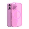 iPhone 16 dienasgaismas MagSafe silikona maciņš — rozā