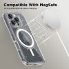 iPhone 16 Pro Max FlexAir Hybrid MagSafe vāciņš — caurspīdīgs