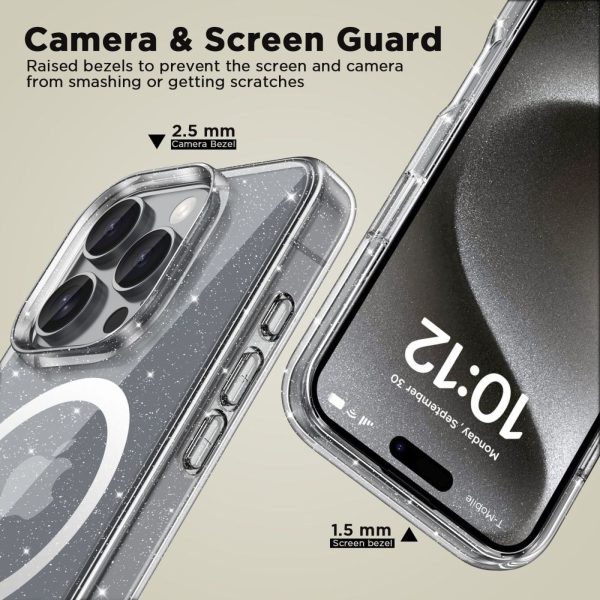 iPhone 16 Pro Max FlexAir Hybrid MagSafe vāciņš — caurspīdīgs