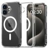 iPhone 16 FlexAir Hybrid MagSafe vāciņš — caurspīdīgs
