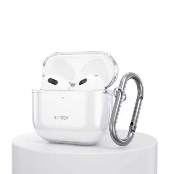 Apple AirPods 4 FLEXAir maciņš - caurspīdīgs