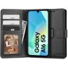 Samsung Galaxy A16 4G / 5G maciņš-apvalks - melns