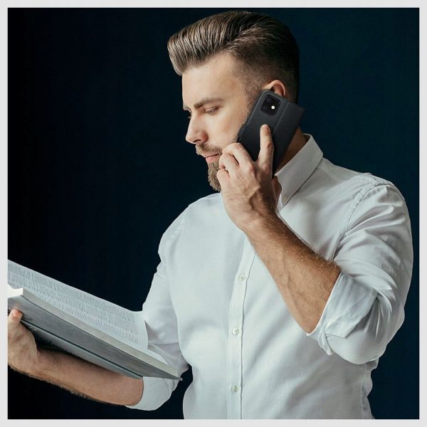 Samsung Galaxy A16 4G / 5G maciņš-apvalks - melns