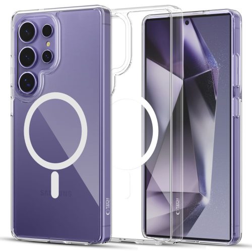 Samsung Galaxy S25 Ultra FlexAir Hybrid MagSafe maciņš-pārvalks - caurspīdīgs